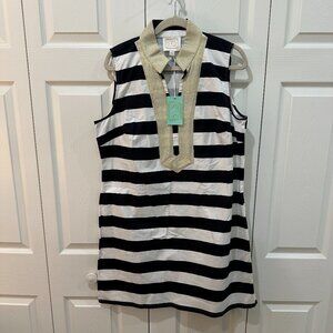 Sail to Sable Sleeveless Tunic Shift Dress